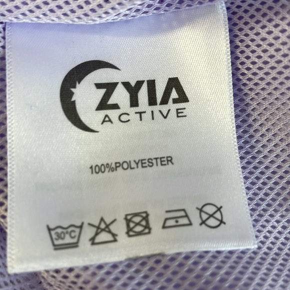 ZYIA Active Lilac Shine Bomber Jacket - Picture 6 of 8